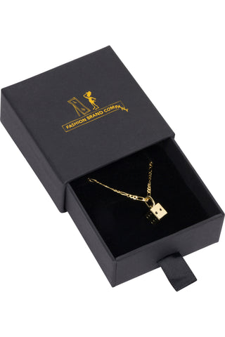 Lucky Die Necklace 14K Gold Fill