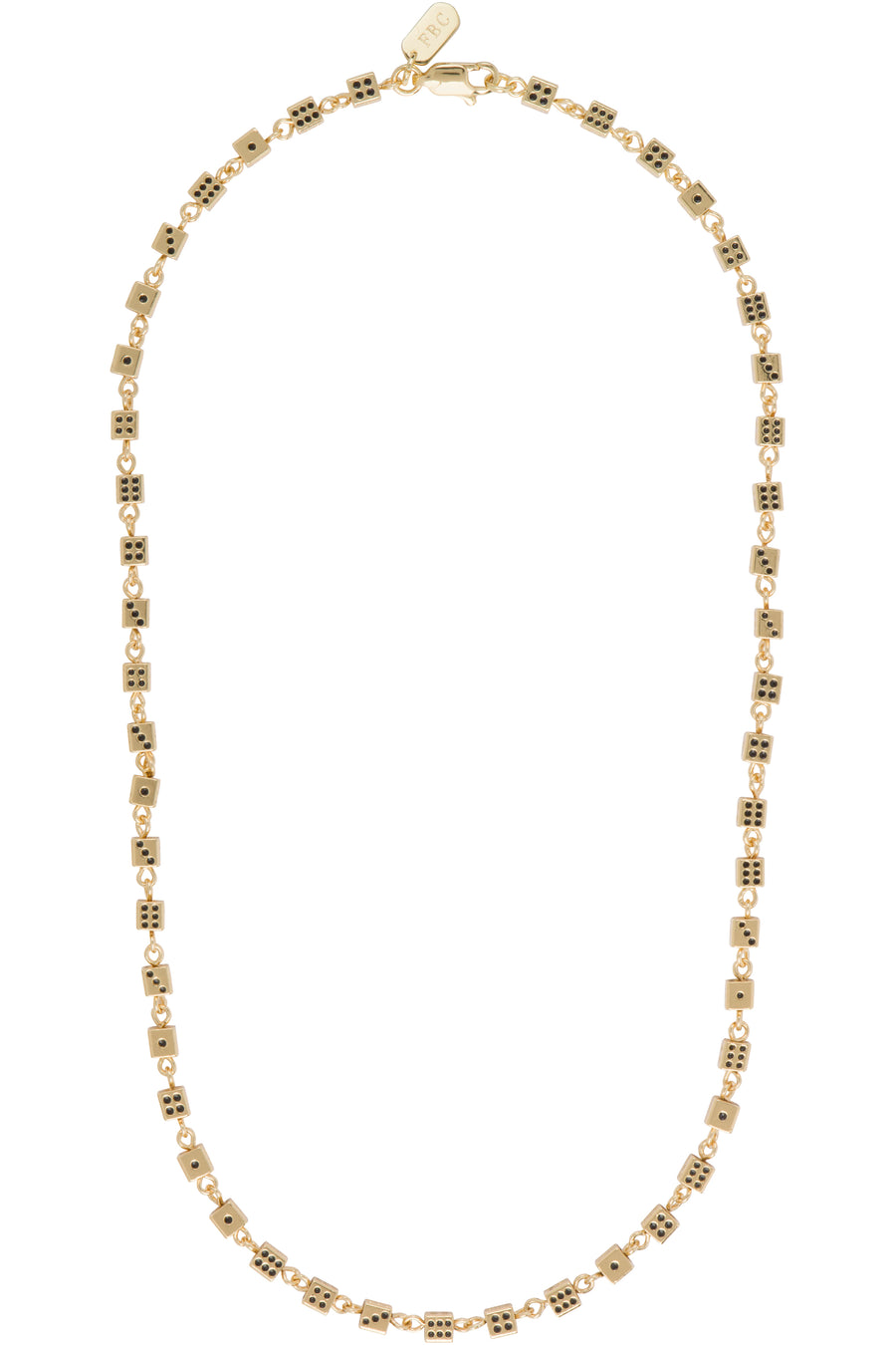 Lucky Necklace 14K Gold Filled with Enamel