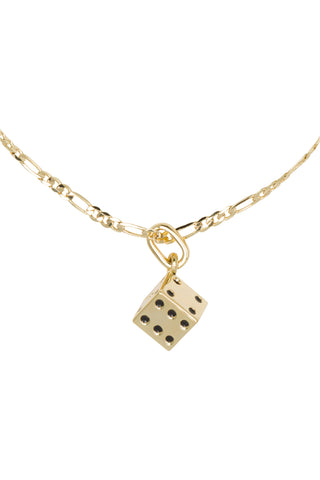 Lucky Die Necklace 14K Gold Fill