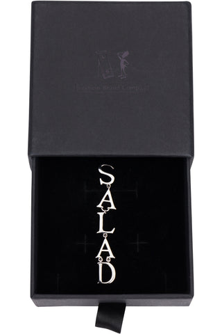 Sterling Silver SALAD Dangle Earring