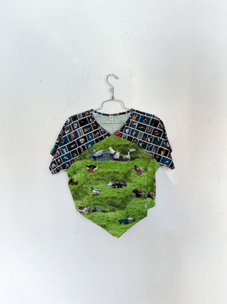 #15: Scrap Raglan Tee - Worst Ducks / Cuter Fish