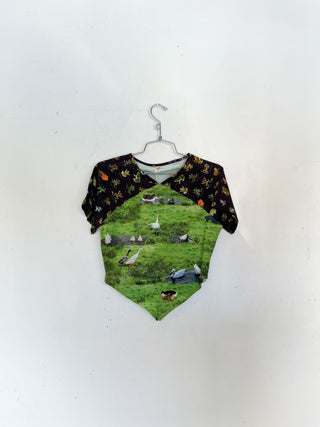 #17: XS Scrap Raglan Tee - Worst Ducks / Favorite Frogs