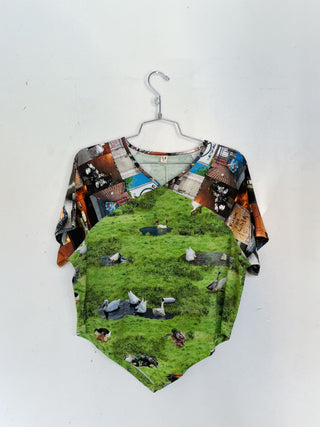 #19: XL Scrap Raglan Tee - Worst Ducks / Nyc Trash