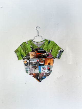 #32: XS Scrap Raglan Tee - Nyc Trash / Worst Ducks