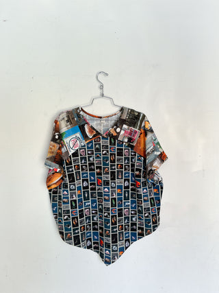 #40: 3X Scrap Raglan Tee - Cuter Fish / Nyc Trash