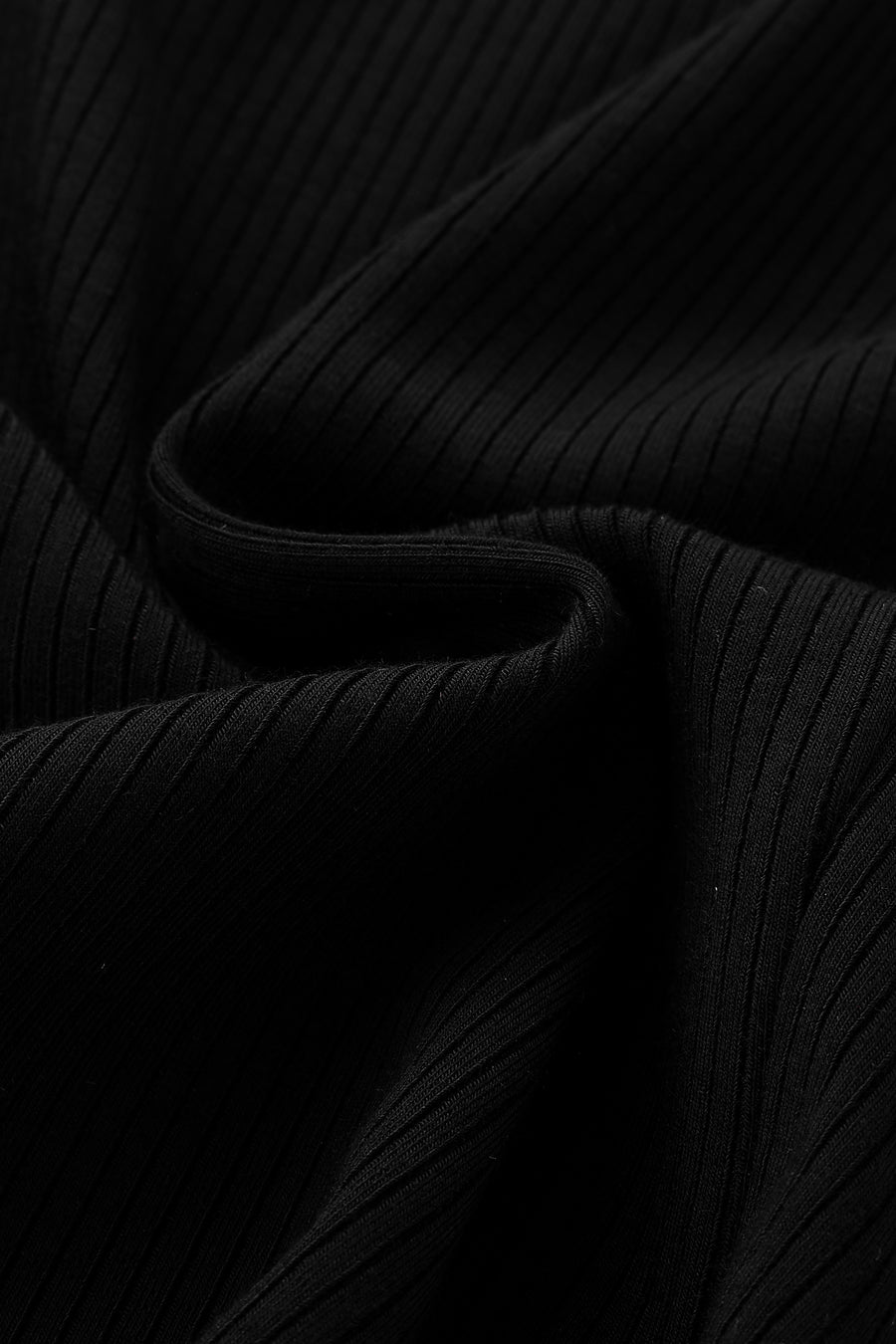 Black Tencel Halter Dress