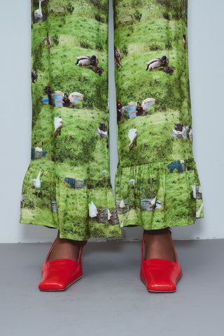 Ruffle Pantaloons Soft Linen Worst Ducks