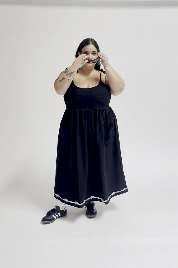 Breeze on my Genitals Dress- Linen Pammy