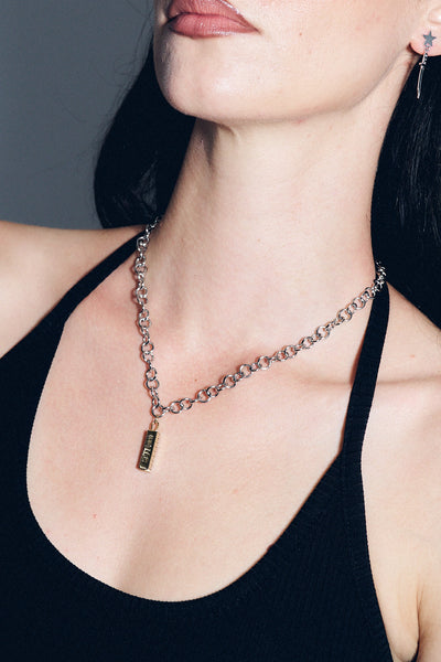 【送料&関税込】chloAC Charms Necklace Chloé The Chloé Charms Necklace in Vintage gold in Vintage