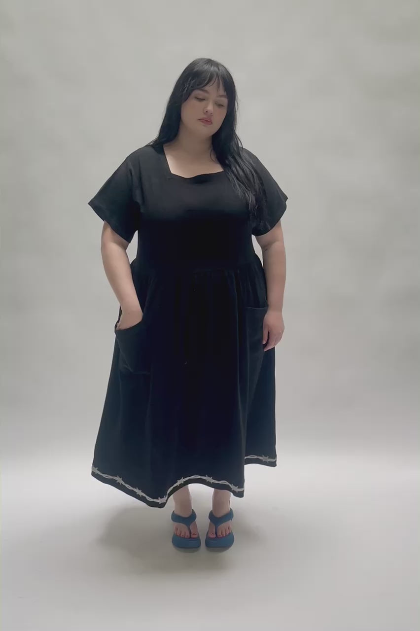 Linen Pammy Loosey Dress
