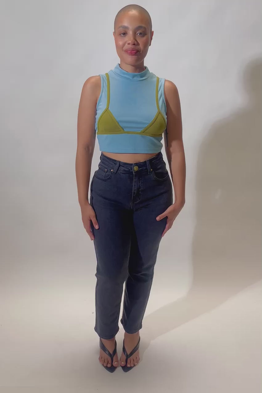 Nap Jeans for big butts Black denim Fashion Brand Company