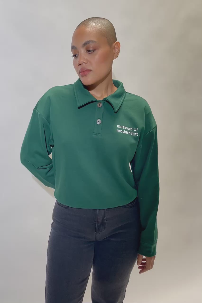 Museum of Modern Fart Polo Sweatshirt Forest