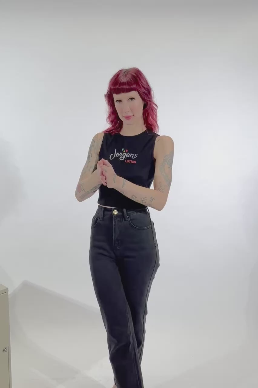 Jergens Lotion Tencel Rib Crop Tank