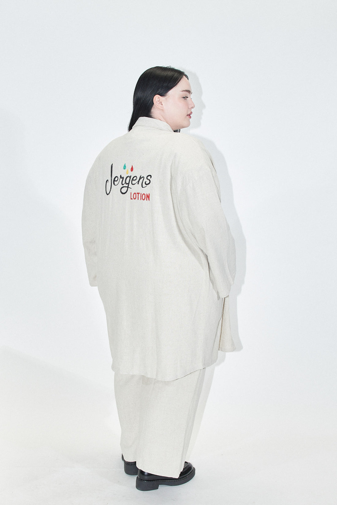 UNISEX JERGEN'S Beach Linen Jacket CREAM