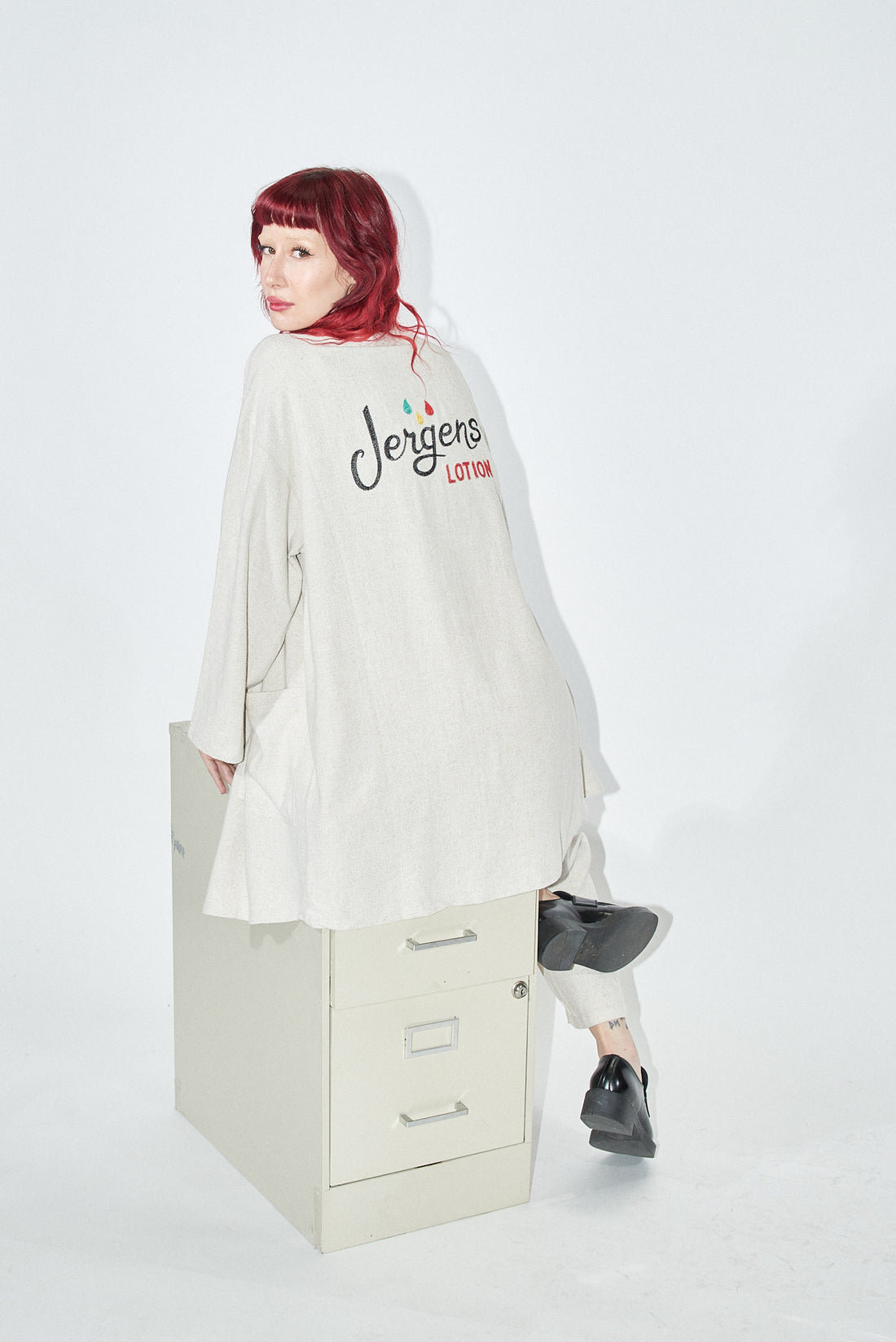 UNISEX JERGEN'S Beach Linen Jacket CREAM