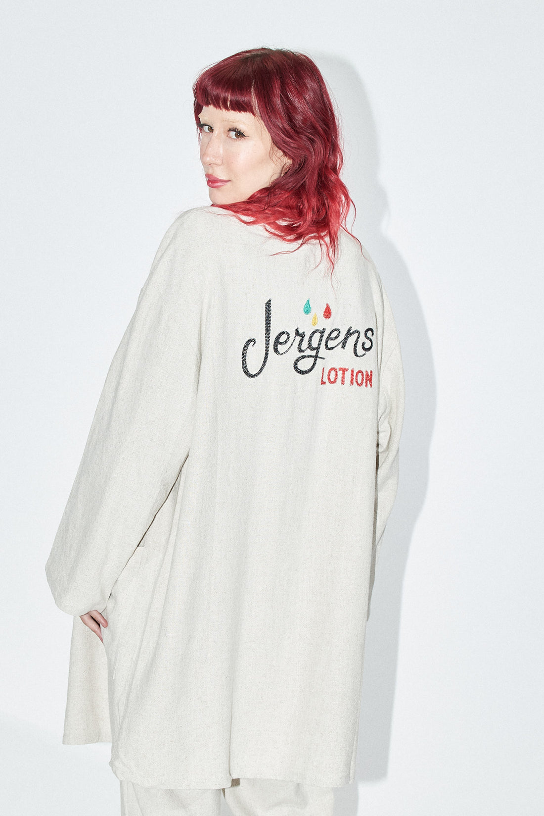 UNISEX JERGEN'S Beach Linen Jacket CREAM