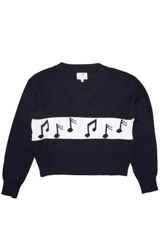 Music Notes Sweater