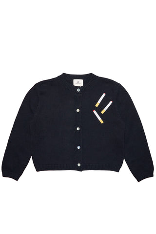 Cigarettes Cotton Cardigan Black