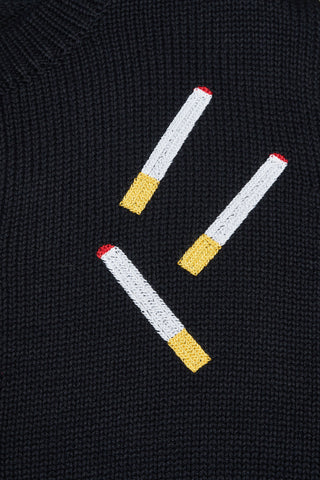 Cigarettes Cotton Cardigan Black