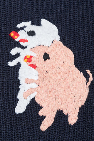 Three Little Piggies Sweater