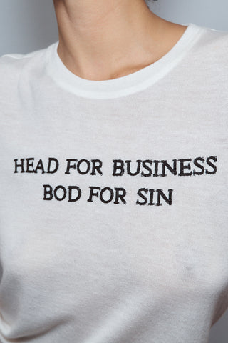 BOD FOR SIN Wool Blend Tommy Tee
