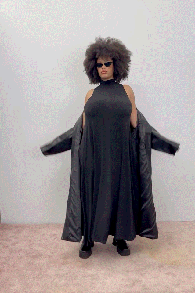 中古美品 edit & co. Back Satin Tent Dress 1 中古美品 edit & co 中古美品 edit & co. Back Satin Tent Dress 1 中古美品 edit & co