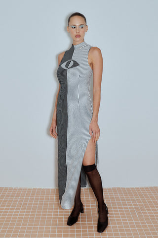 Hypno Stripe Maxi Dress