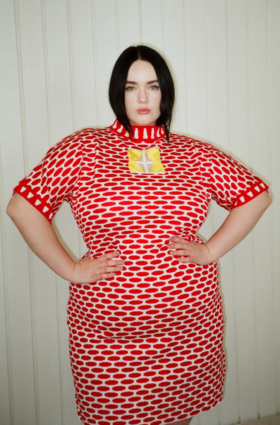 Brick House Knit Sweater Dress Yellow Curtains