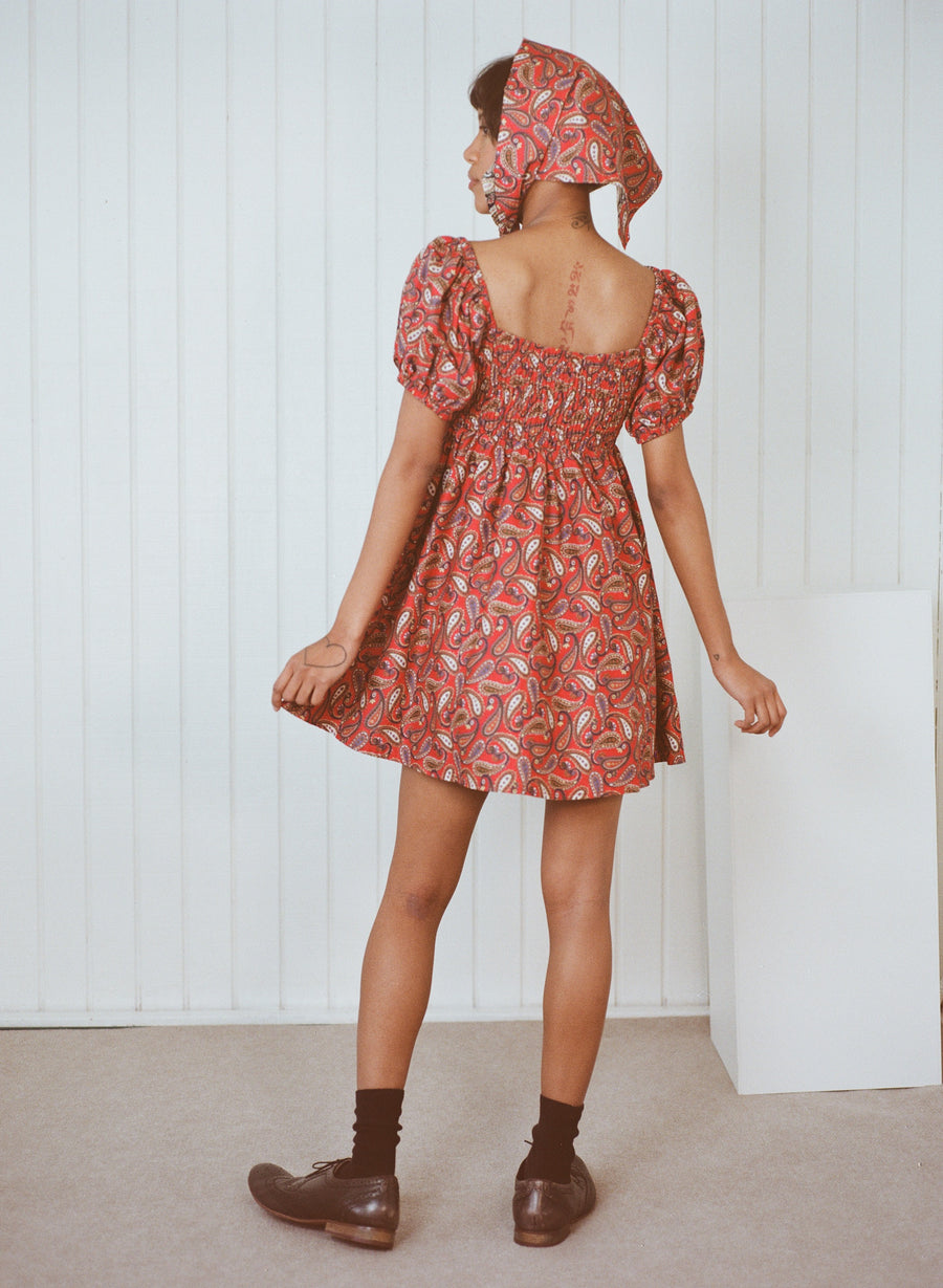 Strega Nona Reversible Paisley Dress