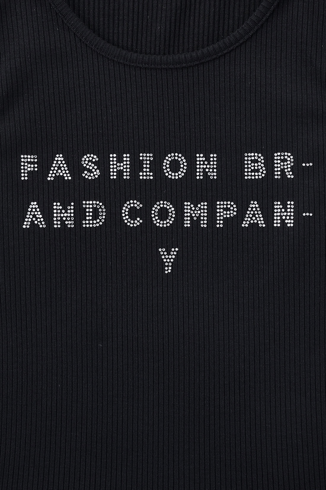 FASHION BRAND COMPANY Tencel Rib Crop Tank