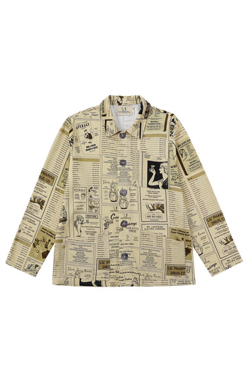 UNISEX Yellow Pages Linen Chore Jacket