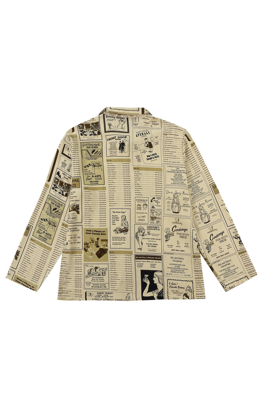 UNISEX Yellow Pages Linen Chore Jacket