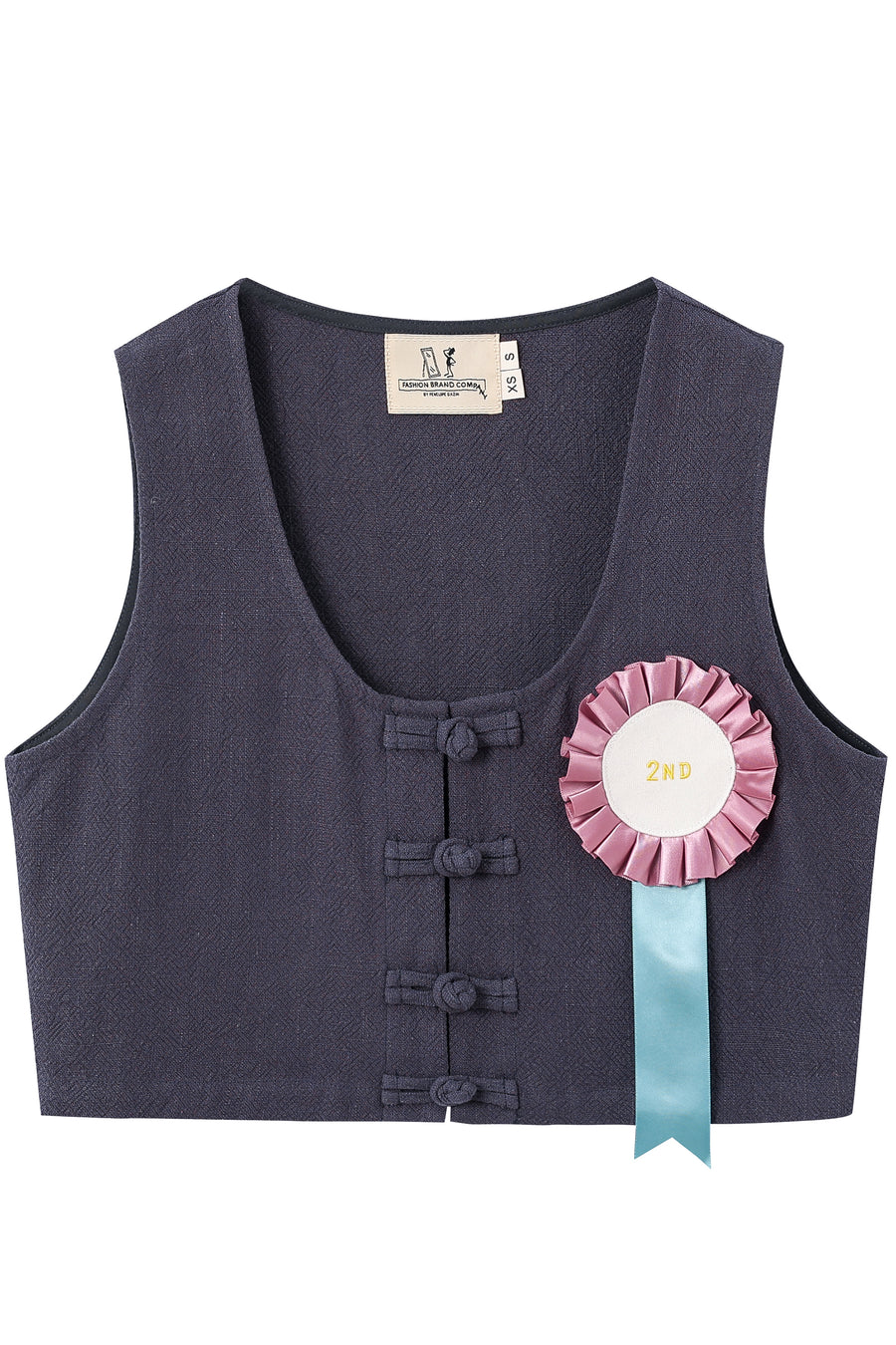 2nd Place Linen Crop Tank