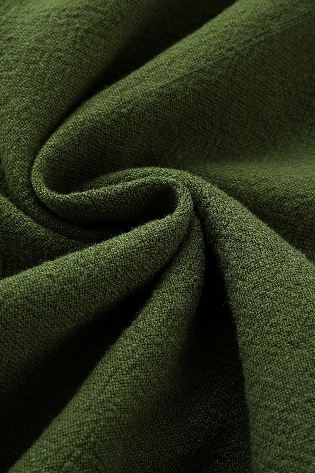 Farm Chores MIDI Dress MOSS Linen