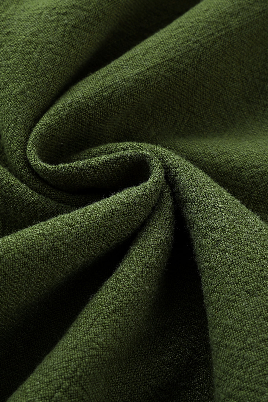 Farm Chores MIDI Dress MOSS Linen