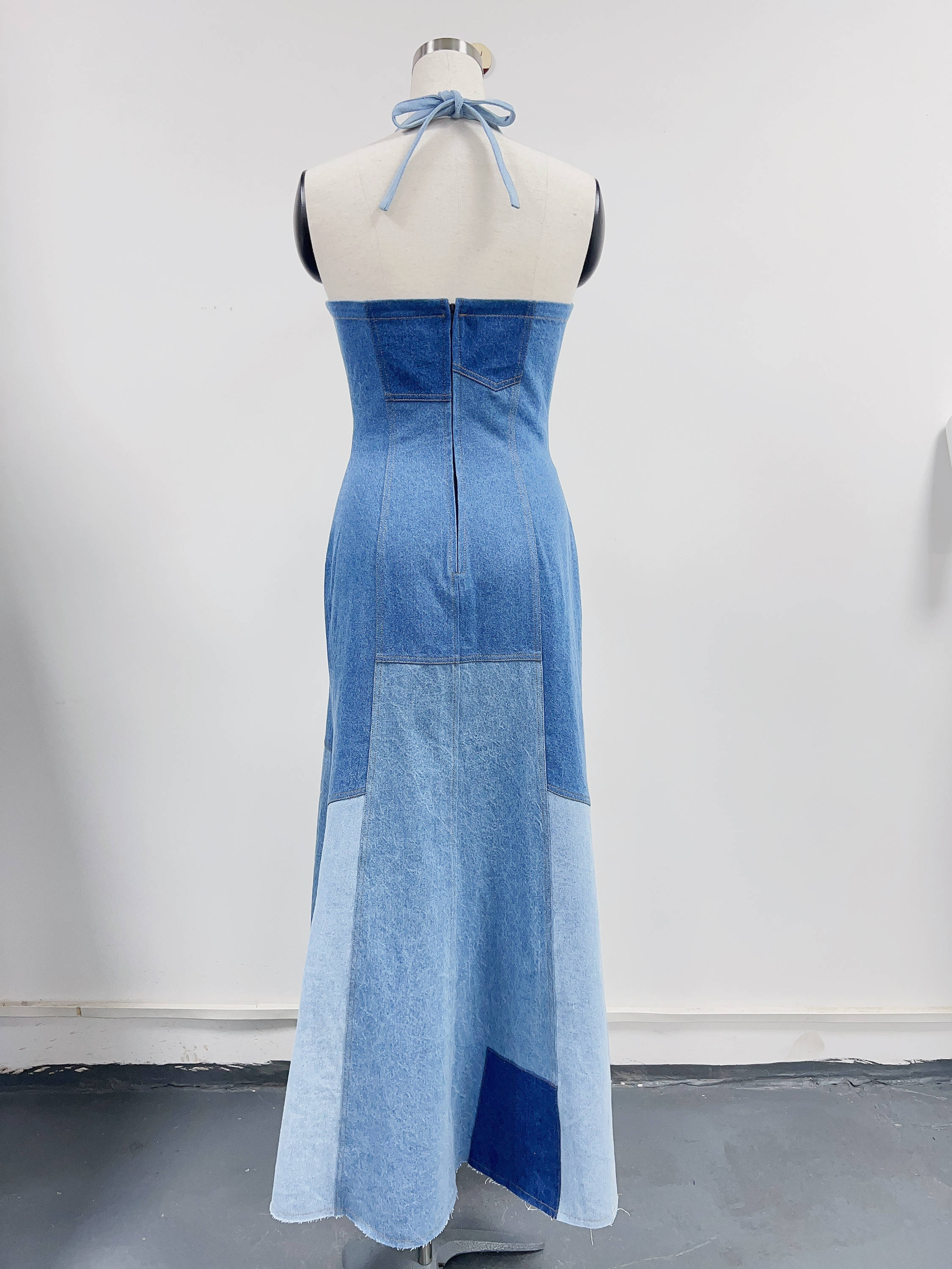 Brit Denim Gown 4X