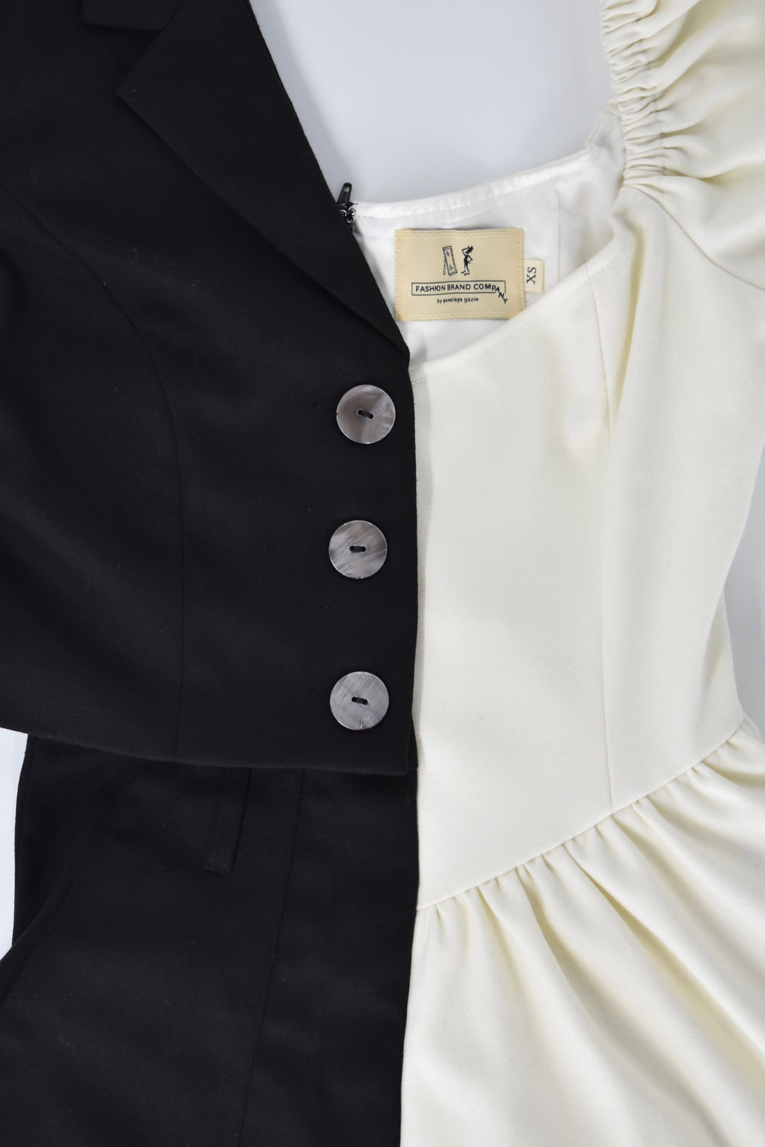 The Director Jumpsuit Black/White – Fashion Brand Company
