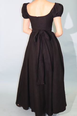 The Virgin Gown Black