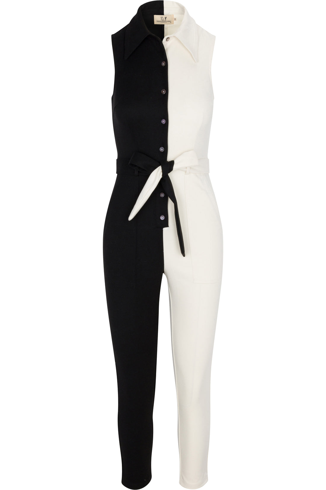 The Director Jumpsuit Black/White