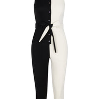 The Director Jumpsuit Black/White