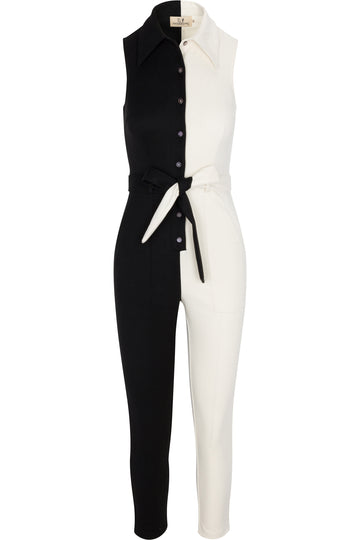 The Director Jumpsuit Black/White