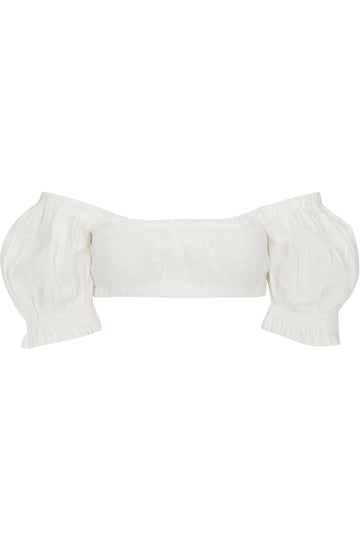 Wench Crop Top White
