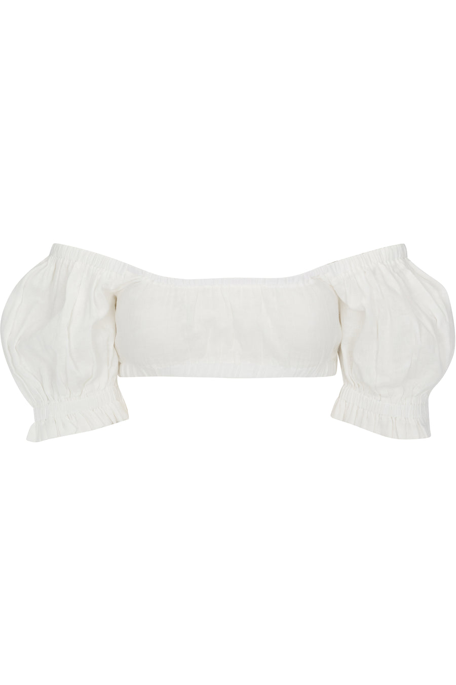 Wench Crop Top White