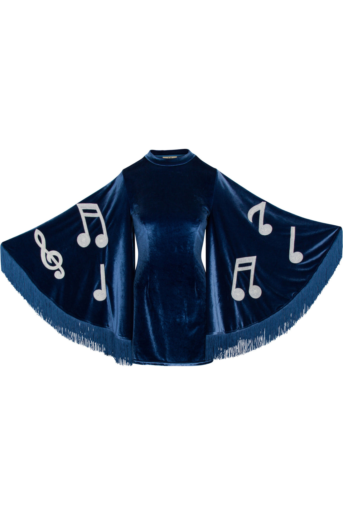 Blue velvet music Mini Dress