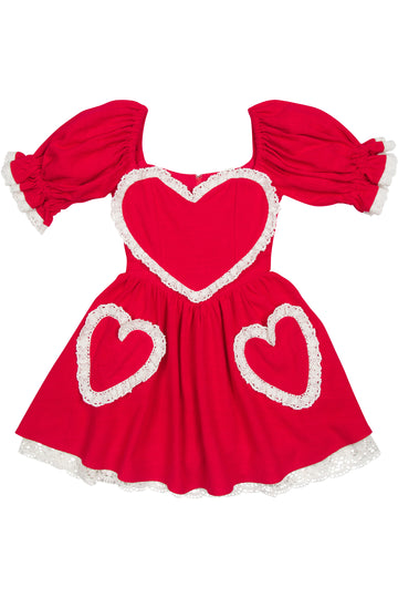 Broken Valentine Virgin Linen Mini Dress