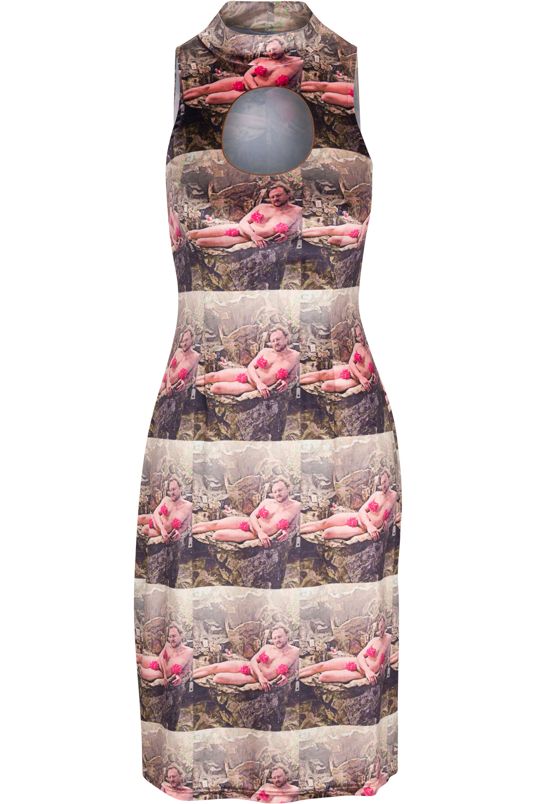 Sexy Max Velvet Peep Dress