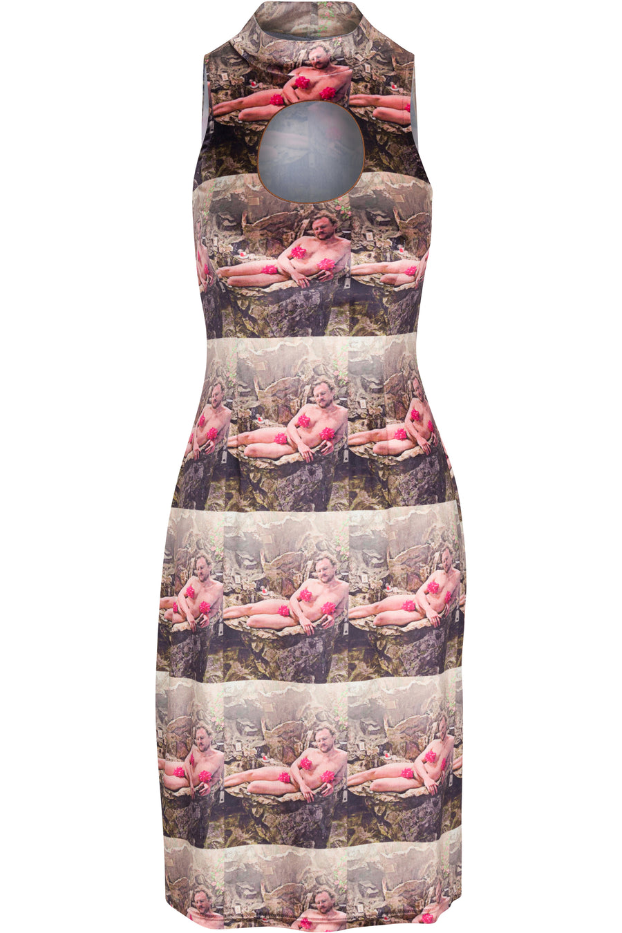 Sexy Max Velvet Peep Dress