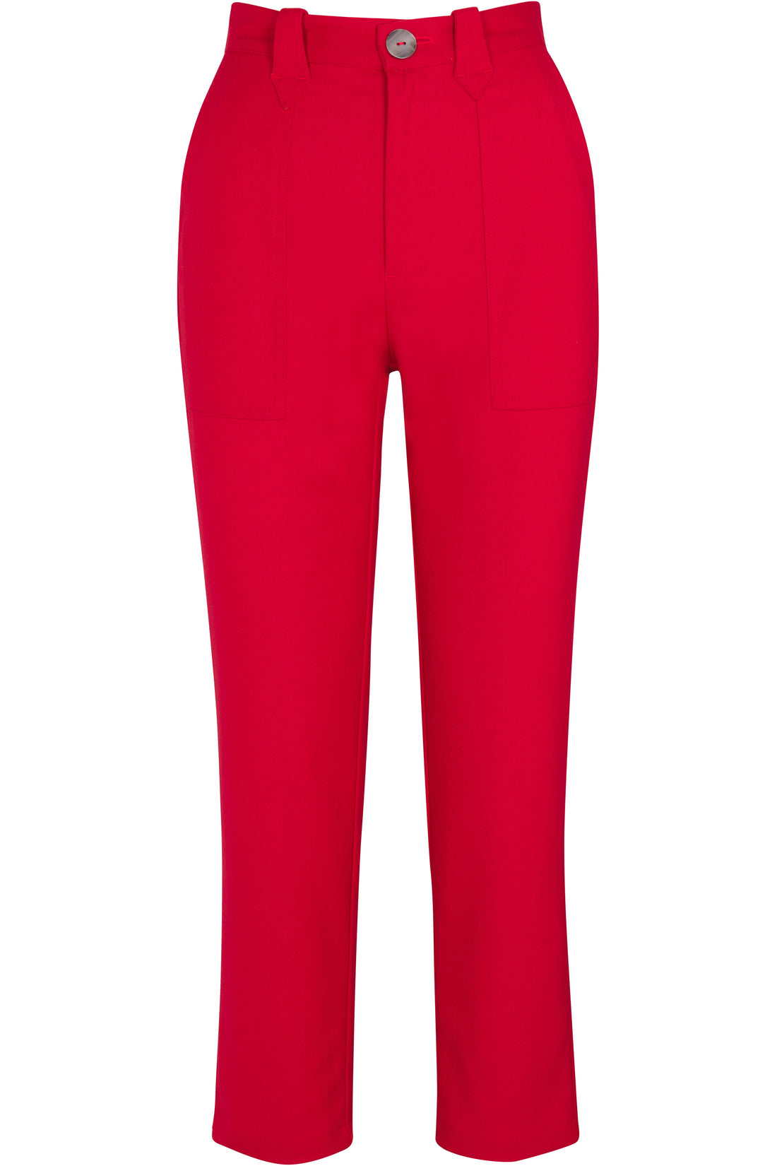 Face cut out Red Trousers