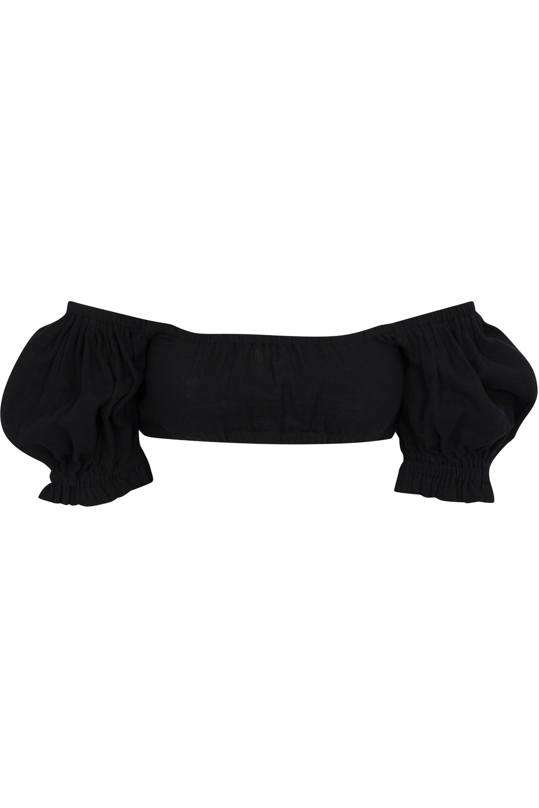 Wench Crop Top Black
