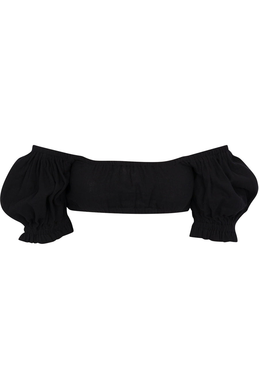 Wench Crop Top Black
